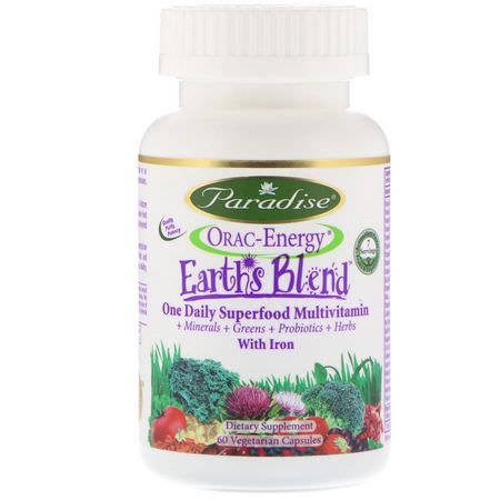 Paradise Herbs Multivitamins - الفيتامينات المتعددة, المكملات الغذائية