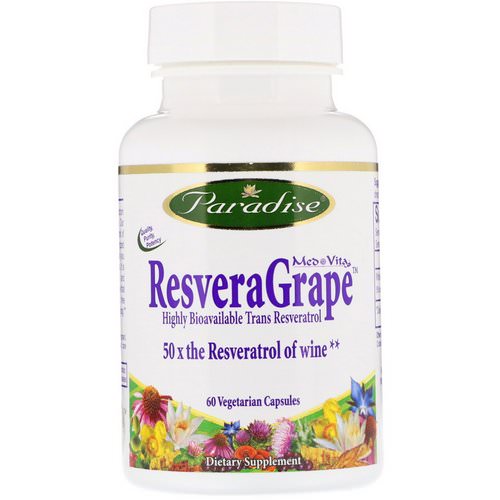 Paradise Herbs, ResveraGrape, 60 Vegetarian Capsules فوائد