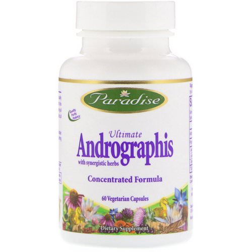 Paradise Herbs, Ultimate Andrographis, 60 Vegetarian Capsules فوائد