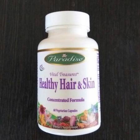Paradise Herbs Hair Skin Nails Formulas - الأظافر, الجلد, الشعر, المكملات الغذائية