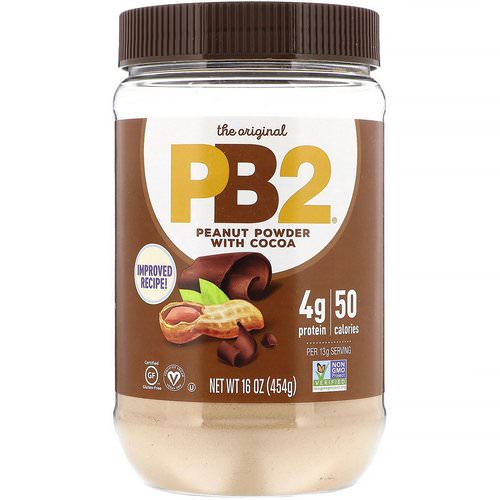 PB2 Foods, PB2, Peanut Powder With Cocoa, 16 oz (453.6 g) فوائد