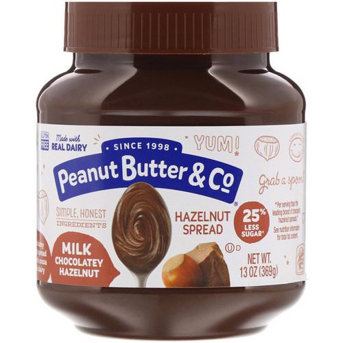 Peanut Butter & Co, Hazelnut Spread, Milk Chocolatey Hazelnut, 13 oz (369 g) فوائد
