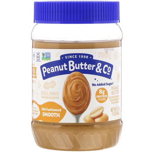 Peanut Butter & Co, Old Fashioned Smooth, Peanut Butter, 16 oz (454 g) فوائد