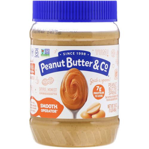 Peanut Butter & Co, Smooth Operator, Peanut Butter Spread, 16 oz (454 g) فوائد