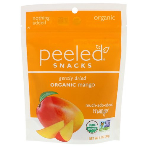 Peeled Snacks, Gently Dried, Organic, Mango, 2.8 oz (80 g) فوائد
