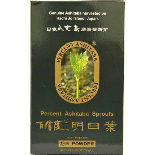 Percent Ashitaba, Ashitaba Sprouts Powder, 2 Packets 1.76 oz (50 g) Each فوائد