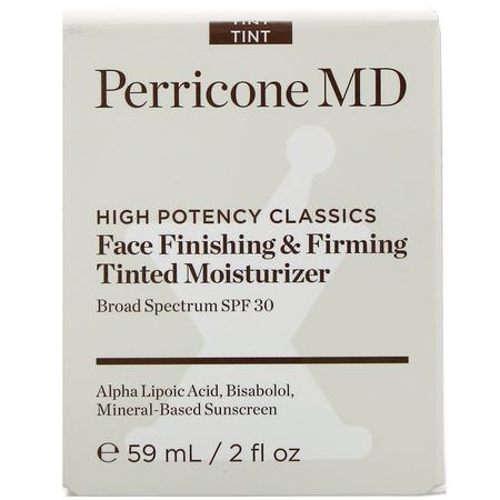 Perricone MD, High Potency Classics, Face Finishing & Firming Tinted Moisturizer, SPF 30, 2 fl oz (59 ml):مرطب لل,جه, العناية بالبشرة