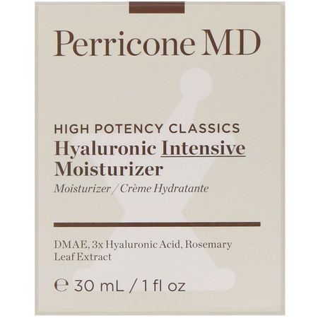 Perricone MD, High Potency Classics, Hyaluronic Intensive Moisturizer, 1 fl oz (30 ml):مرطب لل,جه, العناية بالبشرة