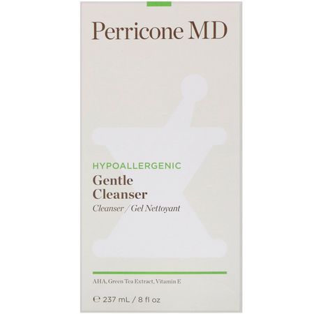 Perricone MD, Hypoallergenic, Gentle Cleanser, 8 fl oz (237 ml):المنظفات, غسل ال,جه