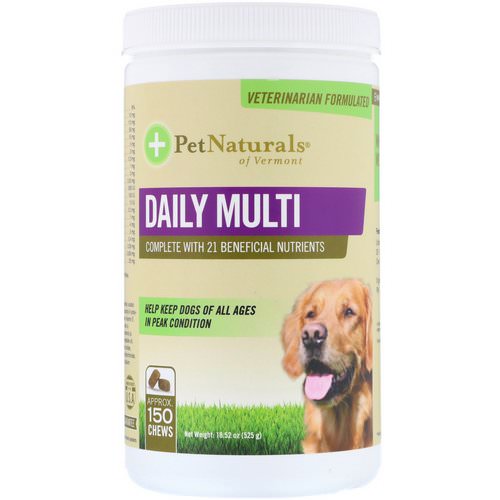 Pet Naturals of Vermont, Daily Multi, For Dogs, 18.52 oz (525 g) فوائد