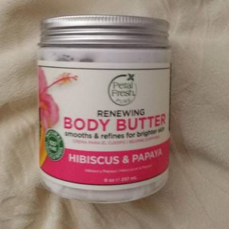 Petal Fresh, Pure, Body Butter, Renewing, Hibiscus & Papaya, 8 oz (237 ml)