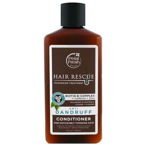 Petal Fresh, Pure, Hair Rescue Thickening Treatment Conditioner, Anti Dandruff, 12 fl oz (355 ml) فوائد