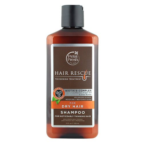Petal Fresh, Pure, Hair Rescue, Thickening Treatment Shampoo, for Dry Hair, 12 fl oz (355 ml) فوائد