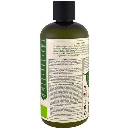 Petal Fresh, Pure, Moisturizing Conditioner, Grape Seed & Olive Oil, 16 fl oz (475 ml):بلسم, العناية بالشعر
