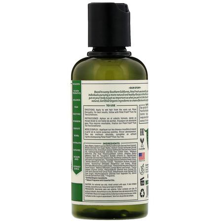 Petal Fresh, Pure, Scalp Treatment Shampoo, Tea Tree, 3 fl oz (90 ml):فر,ة الرأس ,العناية بالشعر