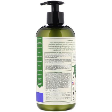Petal Fresh, Pure, Soothing Bath & Shower Gel, Lavender, 16 fl oz (475 ml):جل الاستحمام, غس,ل الجسم