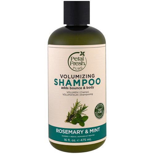 Petal Fresh, Pure, Volumizing Shampoo, Rosemary & Mint, 16 fl oz (475 ml) فوائد