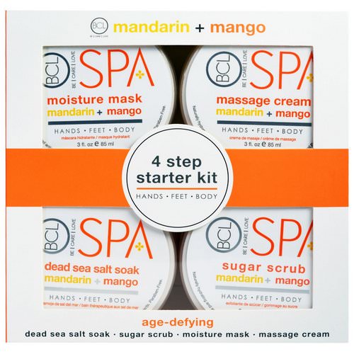 Petal Fresh, Spa, 4 Step Starter Kit, Age Defying, Mandarin + Mango, 4 - 3 fl oz (85 ml) Each فوائد
