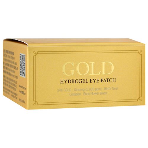 Petitfee, Gold Hydrogel Eye Patch, 60 Pieces فوائد