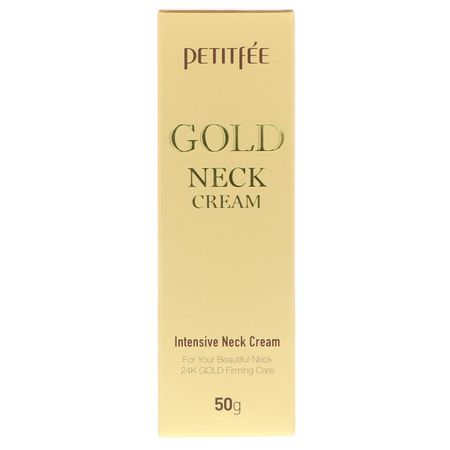 Petitfee, Gold Neck Cream, 50 g:مرطبات K-جمال, الكريمات