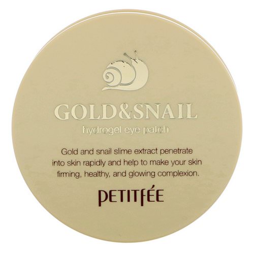 Petitfee, Gold & Snail Hydrogel Eye Patch, 60 Pieces فوائد