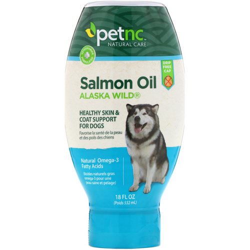 petnc NATURAL CARE, Alaska Wild Salmon Oil, For Dogs, 18 oz (532 ml) فوائد