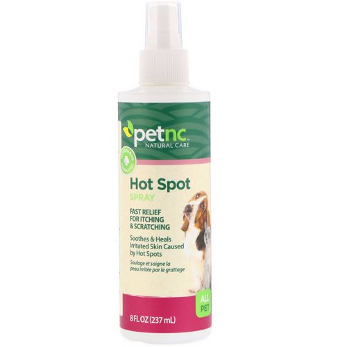 petnc NATURAL CARE, Hot Spot Spray, All Pet, 8 fl oz (237 ml) فوائد