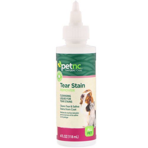 petnc NATURAL CARE, Tear Stain Remover, All Pet, 4 fl oz (118 ml) فوائد