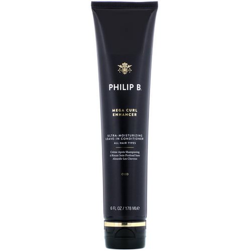 Philip B, Mega-Curl Enhancer, Oud, 6 fl oz (178 ml) فوائد