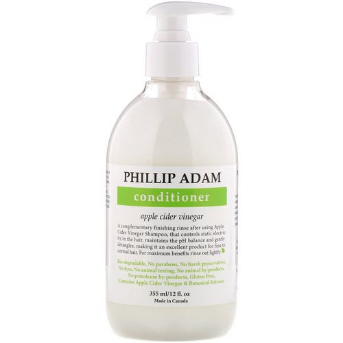 Phillip Adam, Conditioner, Apple Cider Vinegar, 12 fl oz (355 ml) فوائد