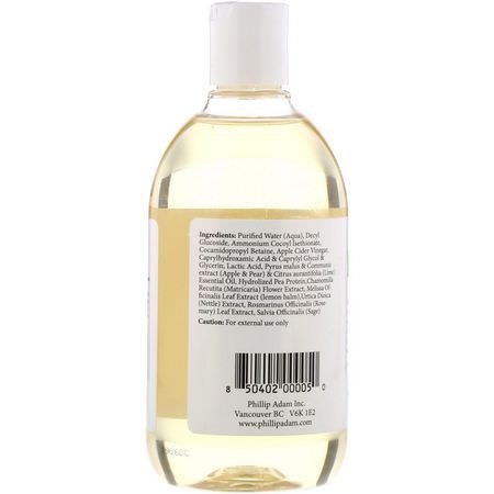Phillip Adam, Shampoo, Apple Cider Vinegar, 12 fl oz (355 ml):شامب, العناية بالشعر