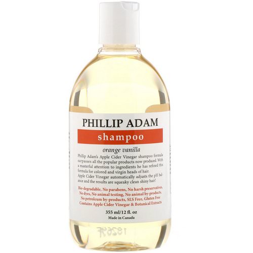 Phillip Adam, Shampoo, Orange Vanilla, 12 fl oz (355 ml) فوائد