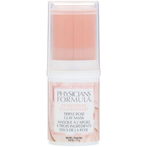 Physicians Formula, Triple Rose Clay Mask, Brightening, 0.6 oz (17 g) فوائد