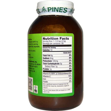 Pines International, Wheat Grass Powder, 10 oz (280 g):عشب القمح, س,برف,دز