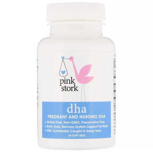 Pink Stork, DHA, Pregnant and Nursing, 60 Soft Gels فوائد