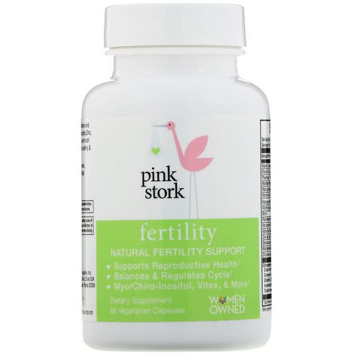 Pink Stork, Fertility, Natural Fertility Support, 60 Vegetarian Capsules فوائد