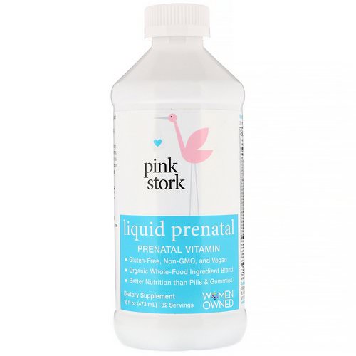 Pink Stork, Liquid Prenatal, Prenatal Vitamin, 16 fl oz (473 ml) فوائد