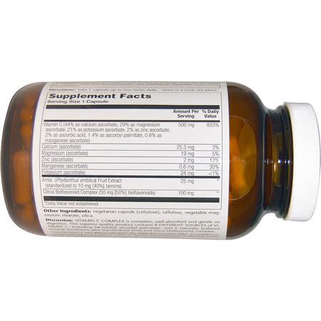 Pioneer Nutritional Formulas, Vitamin C Complex, 500 mg, 180 Veggie Caps:الأنفل,نزا ,السعال