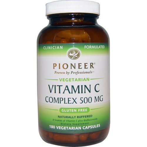 Pioneer Nutritional Formulas, Vitamin C Complex, 500 mg, 180 Veggie Caps فوائد