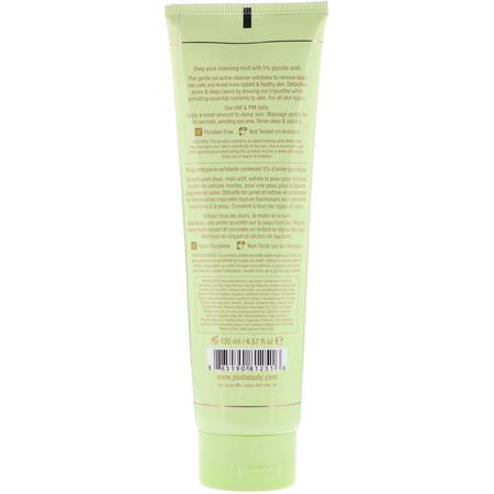 Pixi Beauty, Glow Mud Cleanser, 4.57 fl oz (135 ml):المنظفات, غسل ال,جه