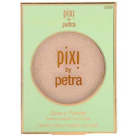 Pixi Beauty, Glow-y Powder, Cream-y Gold, 0.36 oz (10.21 g):تمييز, الخدين