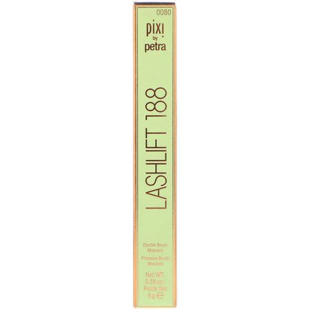 Pixi Beauty, Lashlift 188, Double Brush Mascara, Beyond Black, 0.28 oz (8 g):Lashes, Mascara
