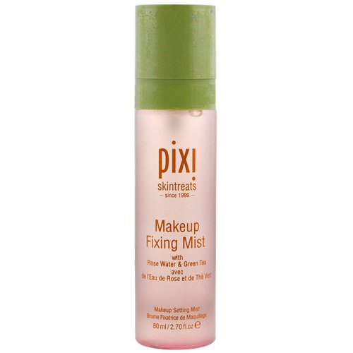 Pixi Beauty, Makeup Fixing Mist, with Rose Water and Green Tea, 2.7 fl oz (80 ml) فوائد
