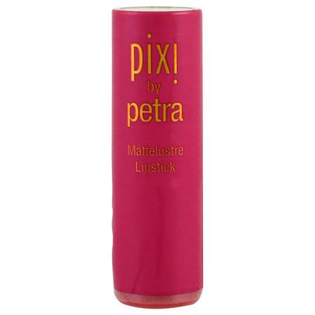 Pixi Beauty, Mattelustre Lipstick, Plump Pink, 0.13 oz (3.6 g):أحمر الشفاه, الشفاه