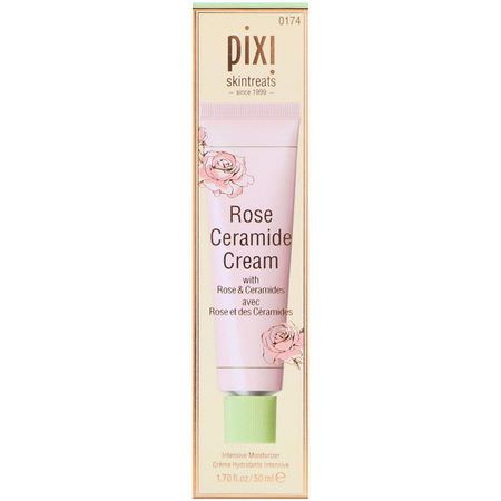Pixi Beauty, Rose Ceramide Cream, 1.70 fl oz (50 ml):الكريمات, مرطبات ال,جه