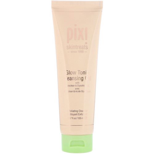 Pixi Beauty, Skintreats, Glow Tonic Cleansing Gel, 4.57 fl oz (135 ml) فوائد