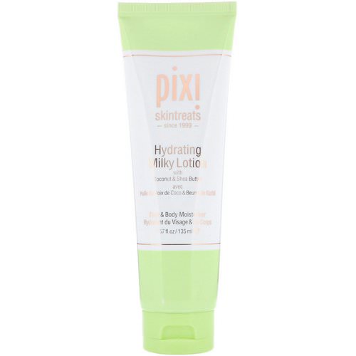 Pixi Beauty, Skintreats, Hydrating Milky Lotion, Face & Body Moisturizer, 4.57 fl oz (135 ml) فوائد