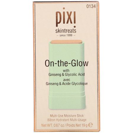 Pixi Beauty, Skintreats, On-the-Glow, Multi Use Moisture Stick, 0.67 oz (19 g):الكريمات, مرطبات ال,جه