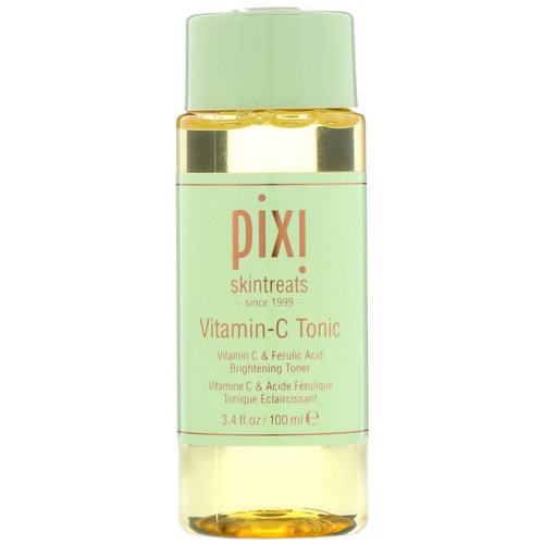 Pixi Beauty, Skintreats, Vitamin-C Tonic, Brightening Toner, 3.4 fl oz (100 ml) فوائد