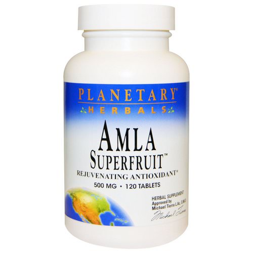 Planetary Herbals, Amla Superfruit Rejuvenating Antioxidant, 500 mg, 120 Tablets فوائد